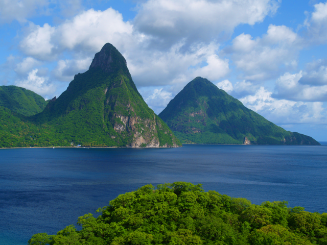 The Pitons, St Lucia