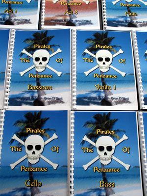 Orchestral Parts for Pirates