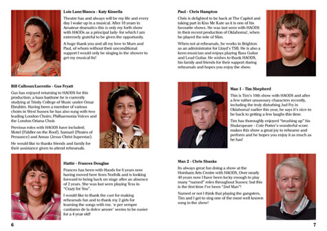 Principal Biographies Part 2